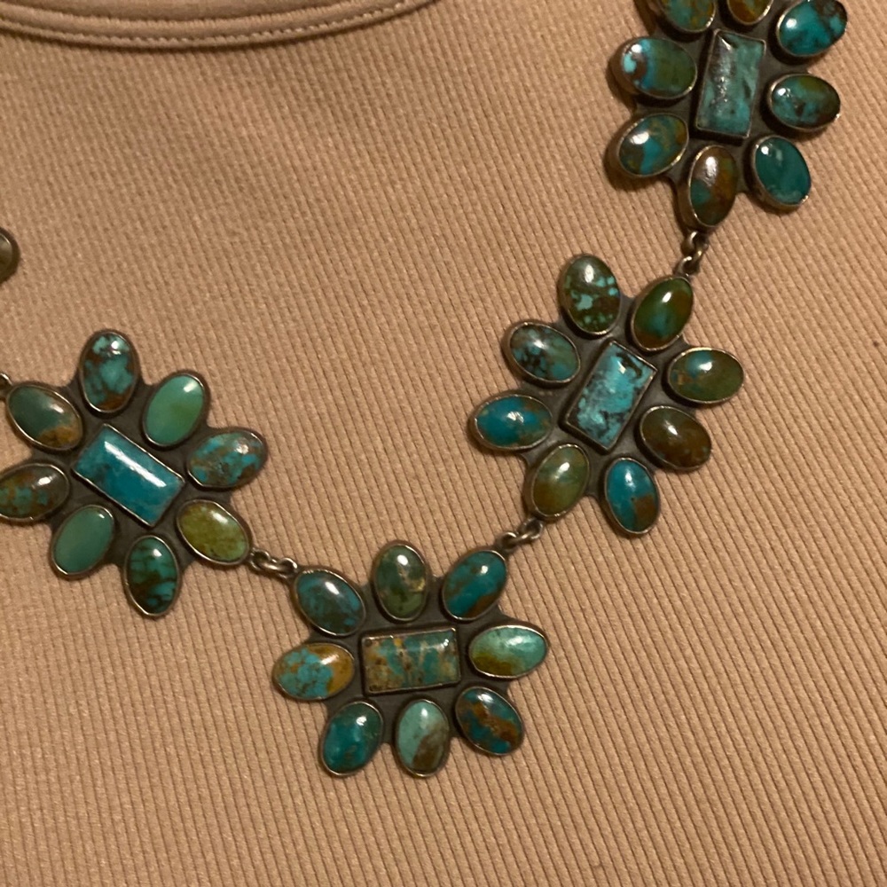 Turquoise sterling silver